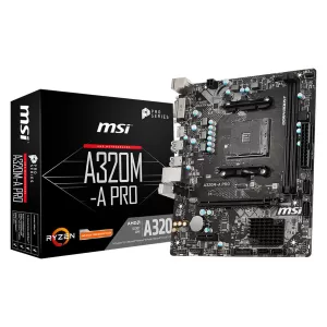 MSI A320MA Pro Max AMD Socket AM4 Motherboard