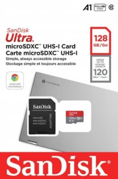 SanDisk Ultra 120MBs Micro SD Chromebook - 128GB