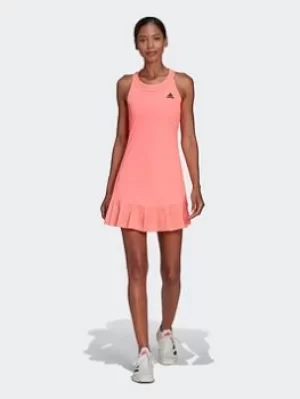 adidas Club Tennis Dress, Red, Size S, Women