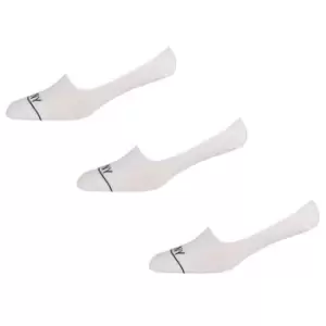 DKNY 3 Pack Madi Liner Socks Mens - White