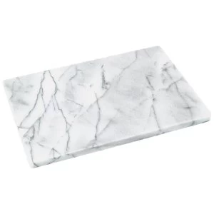 Judge Polished White Marble Board 30 x 20cm
