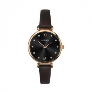 Sekonda Black And Brown Dress Watch - 2785 - multicoloured