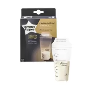 Tommee Tippee Breast Milk Storage Bags, One Size