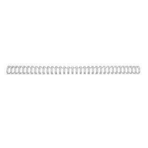 GBC A4 14mm Binding Wire Elements 34 Loop 125 Sheet Capacity Silver Pack of 100