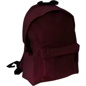 Bagbase Junior Fashion Backpack / Rucksack (14 Litres) (Pack of 2) (One Size) (Burgundy) - Burgundy