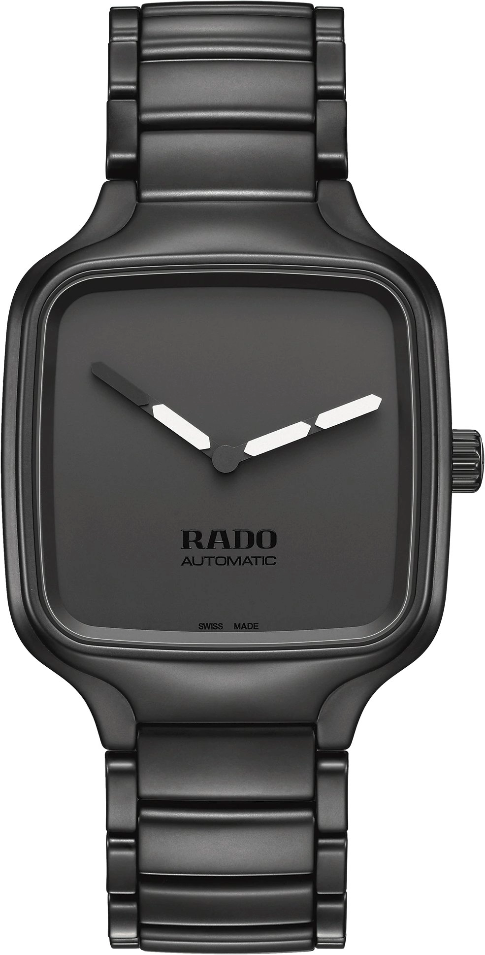 Rado True Square YOY Unisex watch - Water-resistant 5 bar (50 m), High-tech ceramic, black
