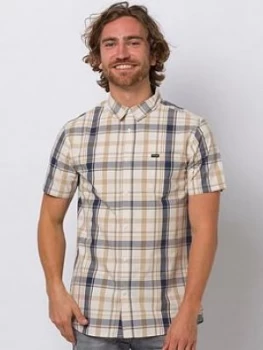 Animal Switches Short Sleeve Shirt - Cream Size M Men