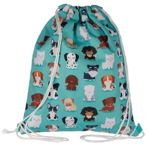 Fun Cute Dog Squad Design Handy Drawstring Bag