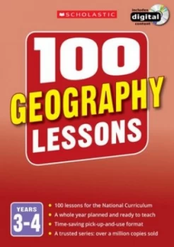 100 Geography Lessons Years 3-4 by Elaine Jackson Book