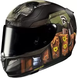 HJC RPHA 11 Ghost Call Of Duty Helmet, black-green, Size L, black-green, Size L