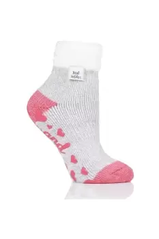 1 Pair Lounge Feather Top Socks