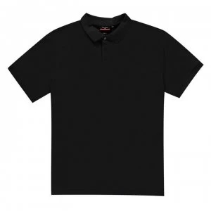 Pierre Cardin XL Plain Polo Shirt Mens - Black