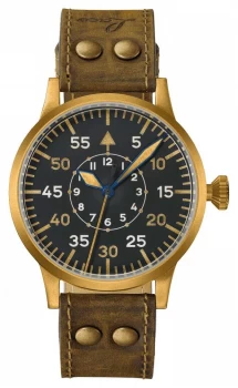 Laco Dortmund Bronze Pilotes Leather 862088 Watch