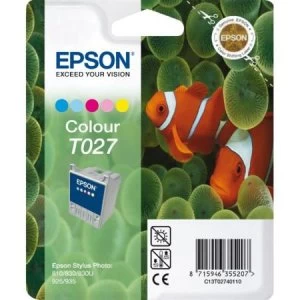 Epson Fish T027 Colour Ink Cartridge