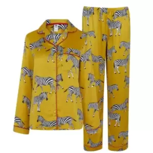Chelsea Peers Satin Pyjama Set - Yellow