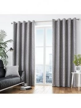 Curtina Africa Lined Eyelet Curtains