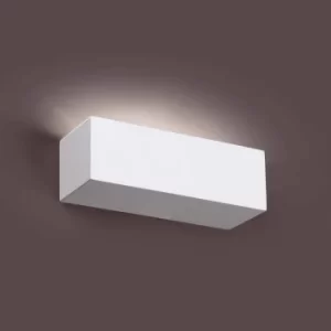 Eaco 1 Light Indoor Small Wall Light White Plaster, G9