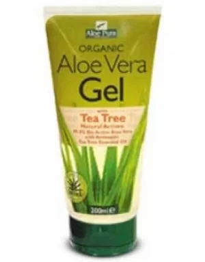 Aloe Pura Organic Aloe Vera Gel With Tea Tree 200ml