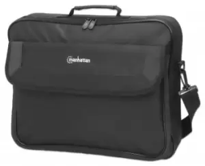 Manhattan Cambridge Laptop Bag 17.3", Clamshell Design, Black, LOW...