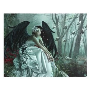 Swan Song Canvas Plaque by Nene Thomas
