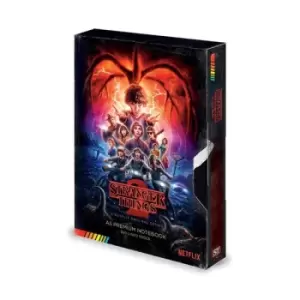 Stranger Things Premium Notebook A5 VHS (S2)