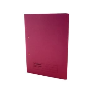 Guildhall Foolscap 315gm2 Manilla Pocket Spiral File Folder Red Pack of 25