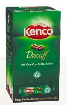Kenco Freeze Dried Decaffeinated Coffee Sticks 1.8g (Pk 200)