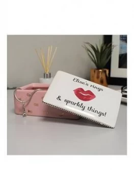 Personalised Lips Trinket Box