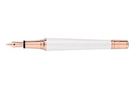 Mont Blanc - Mont Blanc Muses Marilyn Monroe Special Edition Pearl Fountain Pen - Fountain Pens - White