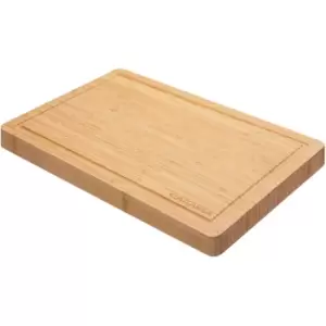 Casaria - Large Wooden Kitchen Bamboo Chopping Board With Juice Groove Antibacterial Robust Double Sided 43x28cm Cutting Board Serving Breakfast