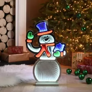 Festive 56cm Snowman Infinity Light