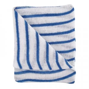 Contico Blue and White Hygiene Dishcloths 16x12" Pack of 10 100755BU