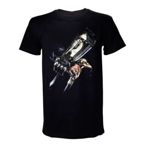 Assassins Creed IV - Black Flag Hidden Blade Male XL T-Shirt - Black
