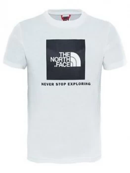 The North Face Boys Box Tee White Size XL15 16 Years