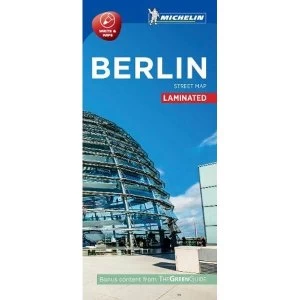 Berlin - Michelin City Map 9209 Laminated City Plan Sheet map 2016