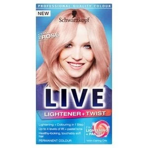 LIVE Lightener + Twist Cool Rose 101 Pink