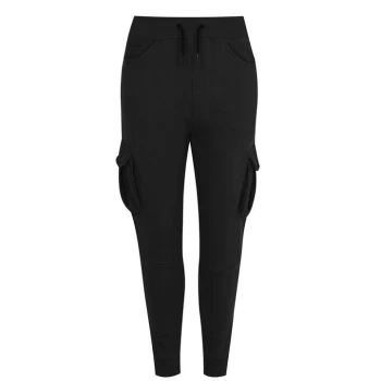 Golddigga Cargo Jogging Pants Ladies - Black