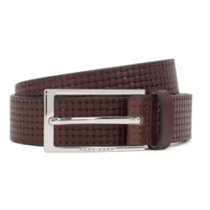 Boss Carmello Leather Belt Mens - Brown