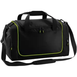 Teamwear Locker Duffle Bag (30 Litres) (Pack of 2) (One Size) (Black/Lime Green) - Quadra