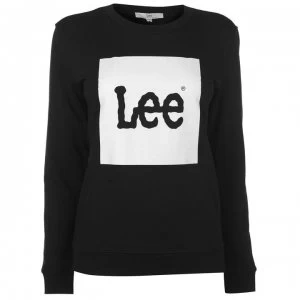 Lee Jeans Lee Logo Sweater Womens - BLACK