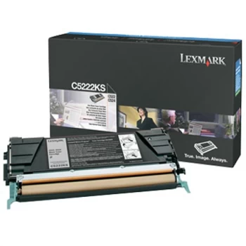 Lexmark C5222KS Black Laser Toner Ink Cartridge