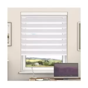 Day And Night Zebra Roller Blind with Cassette(Cream, 140cm x 220cm)