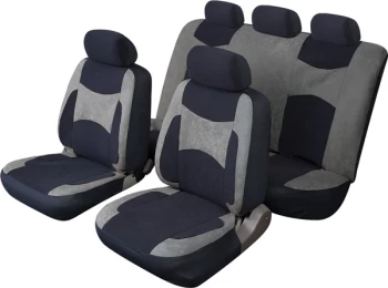 Car Seat Cover Escape - Set - Black/Grey COSMOS 14102A