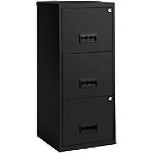 Pierre Henry Filing Cabinet 4 drawer Maxi Black 400 x 400 x 930 mm Steel