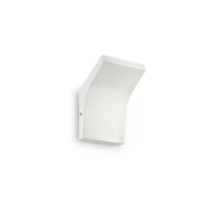 Commodore LED 1 Light Indoor Small Wall Uplighter White
