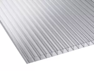 Corotherm Clear Multiwall Polycarbonate Roofing Sheet 3M X 700mm, Pack Of 5