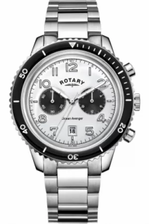 Mens Rotary Ocean Avenger Chronograph Watch GB05021/18