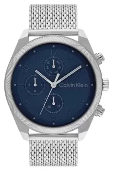 Calvin Klein 25200360 Impact Mens (44mm) Blue Dial / Steel Watch