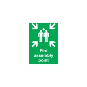 Fire Assembly Point 594X420MM Rigid