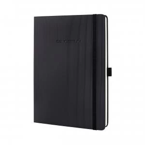 Sigel Conceptum Notebook Hard Cover Lined And Numbered 194 Pages Black